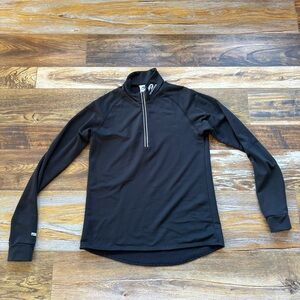 Brooks Dash 1/4 Zip Running Pullover Womens size Small Black